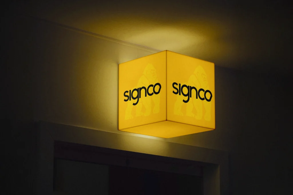 Custom signage